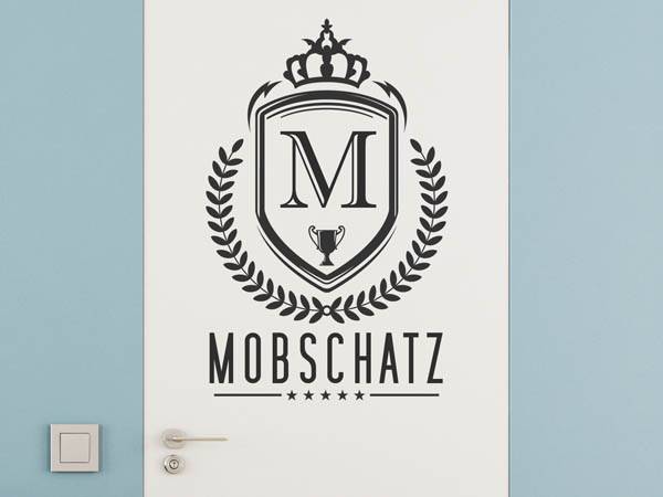 Wandtattoo Mobschatz Wappen
