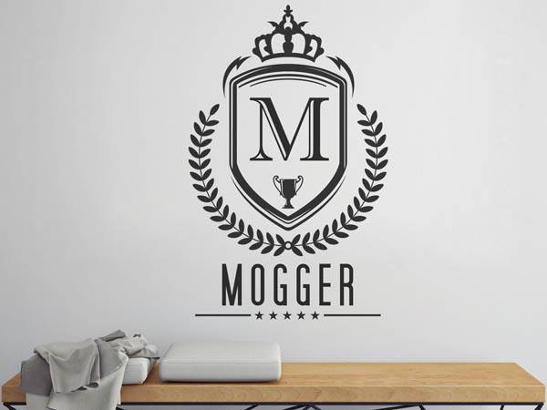 Wandtattoo Mogger Wappen