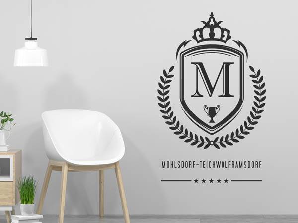 Wandtattoo Mohlsdorf-Teichwolframsdorf Wappen