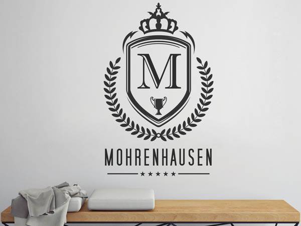 Wandtattoo Mohrenhausen Wappen