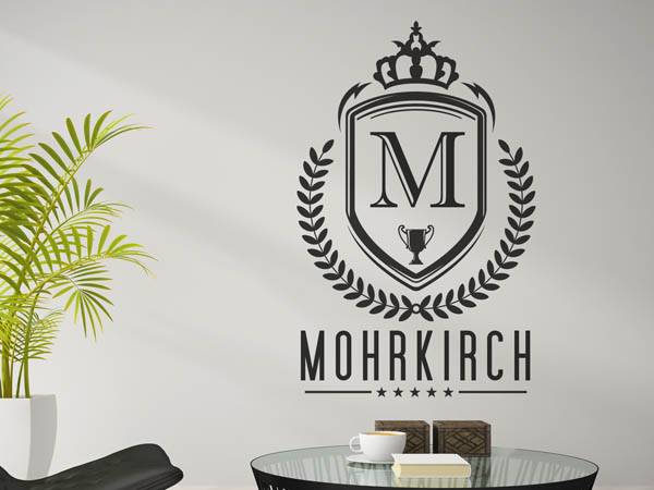 Wandtattoo Mohrkirch Wappen