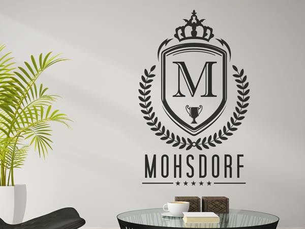Wandtattoo Mohsdorf Wappen