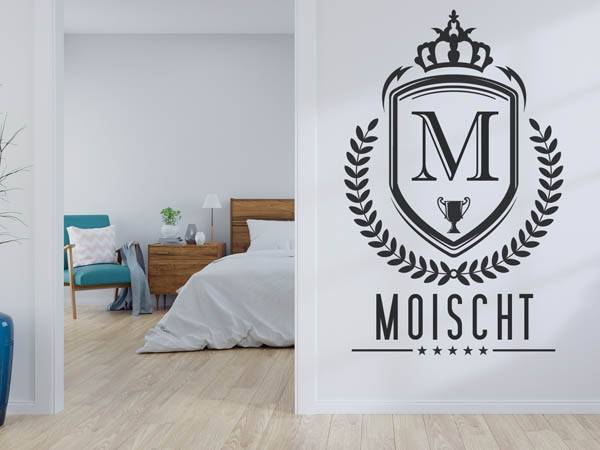 Wandtattoo Moischt Wappen
