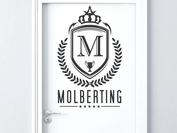 Wandtattoo Molberting Wappen