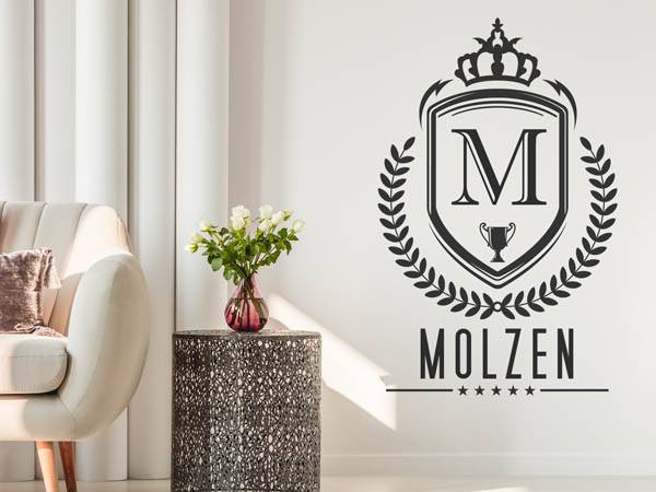 Wandtattoo Molzen Wappen
