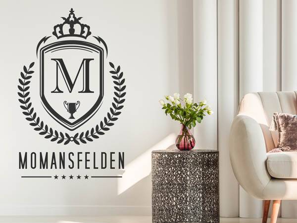 Wandtattoo Momansfelden Wappen