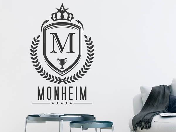 Wandtattoo Monheim Wappen