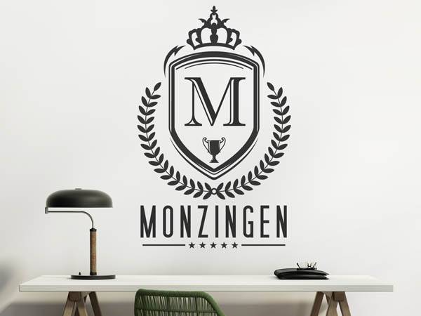 Wandtattoo Monzingen Wappen
