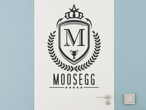 Wandtattoo Moosegg Wappen