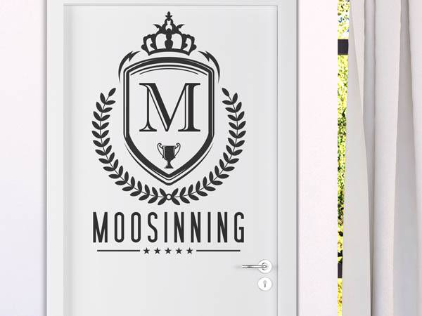 Wandtattoo Moosinning Wappen