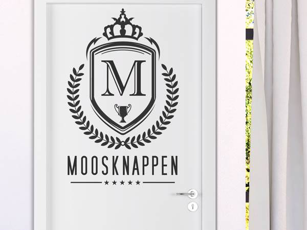 Wandtattoo Moosknappen Wappen