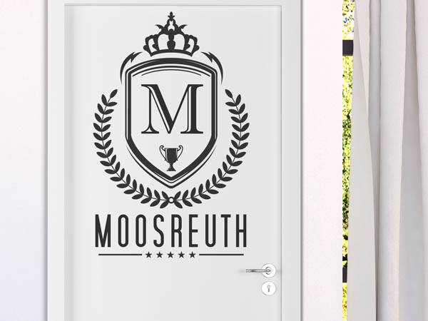 Wandtattoo Moosreuth Wappen