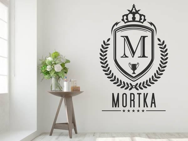 Wandtattoo Mortka Wappen