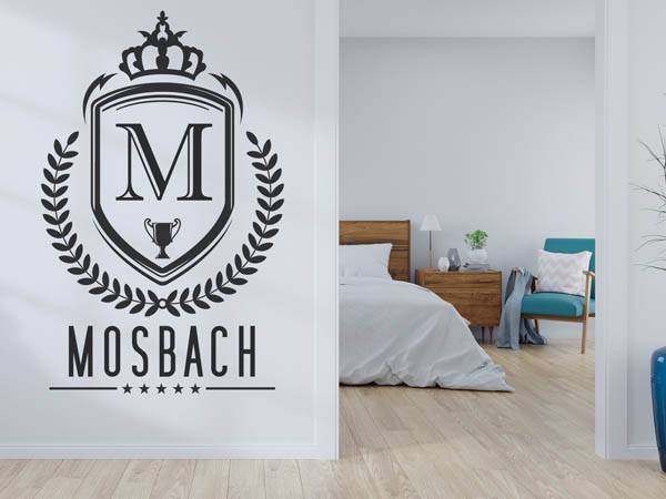 Wandtattoo Mosbach Wappen