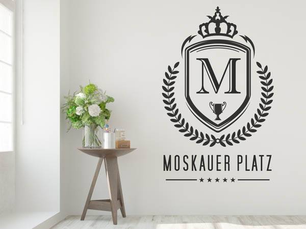 Wandtattoo Moskauer Platz Wappen