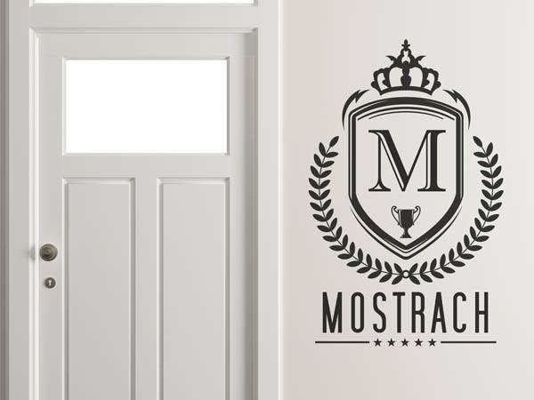 Wandtattoo Mostrach Wappen