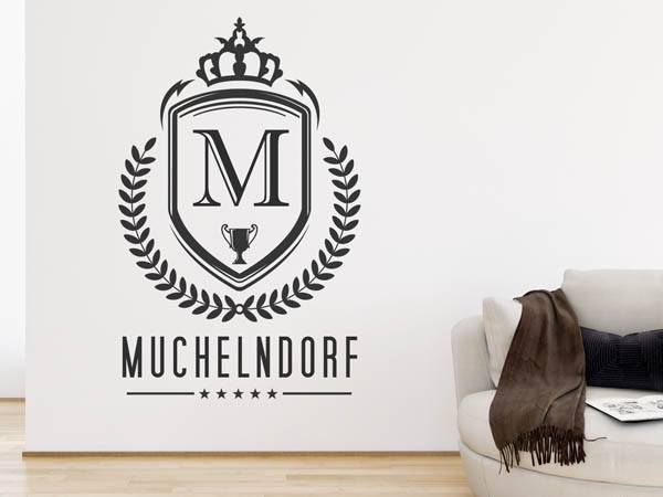 Wandtattoo Muchelndorf Wappen