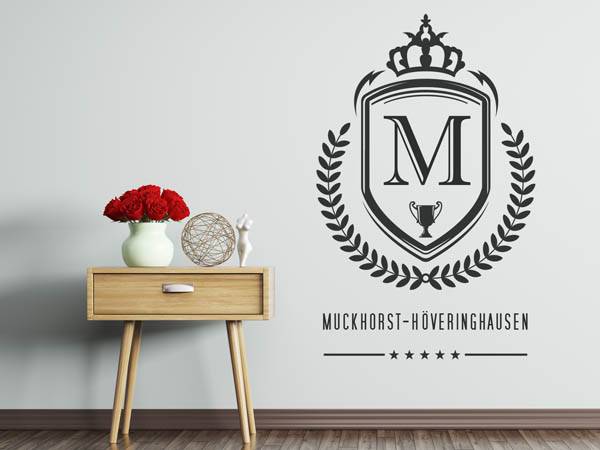 Wandtattoo Muckhorst-Höveringhausen Wappen