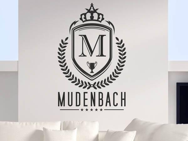 Wandtattoo Mudenbach Wappen