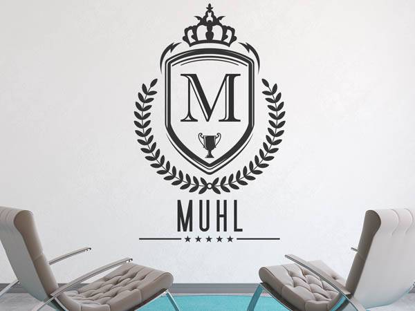Wandtattoo Muhl Wappen