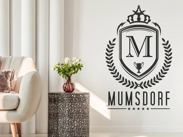 Wandtattoo Mumsdorf Wappen