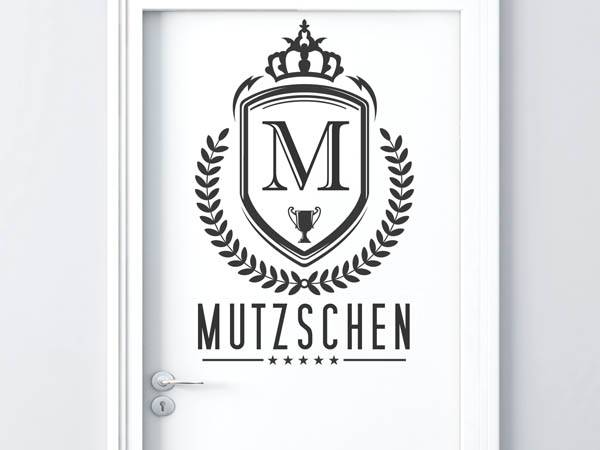 Wandtattoo Mutzschen Wappen