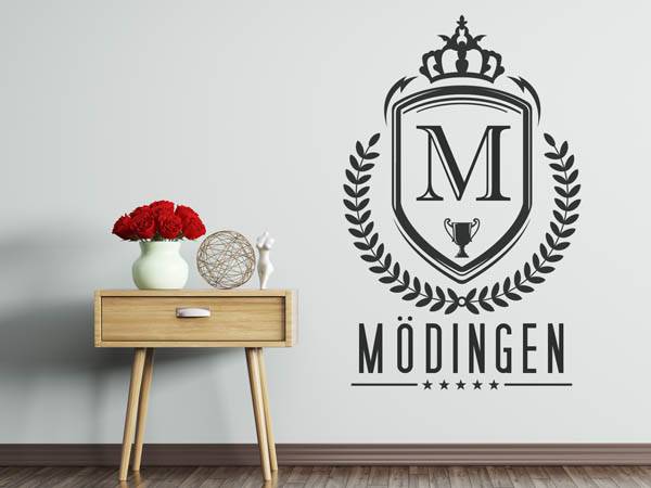 Wandtattoo Mödingen Wappen