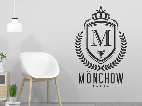Wandtattoo Mönchow Wappen