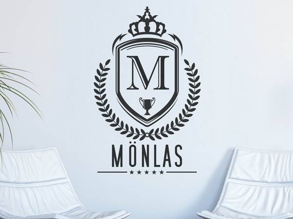 Wandtattoo Mönlas Wappen