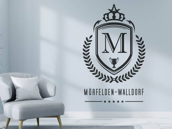 Wandtattoo Mörfelden-Walldorf Wappen