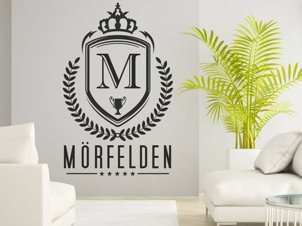Wandtattoo Mörfelden Wappen