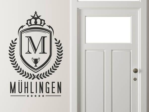 Wandtattoo Mühlingen Wappen