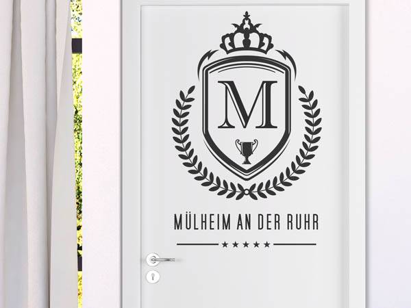 Wandtattoo Mülheim an der Ruhr Wappen