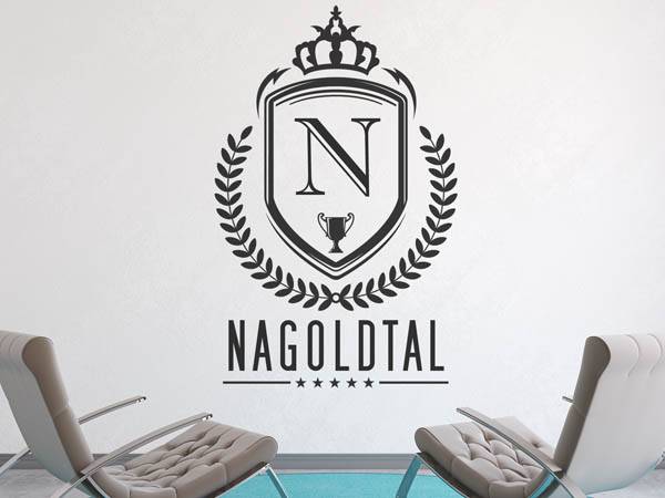 Wandtattoo Nagoldtal Wappen