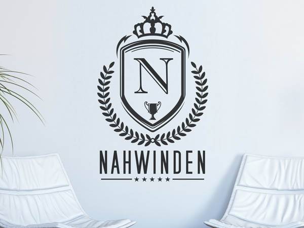 Wandtattoo Nahwinden Wappen