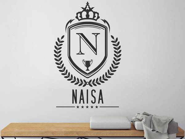 Wandtattoo Naisa Wappen