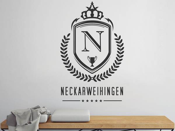 Wandtattoo Neckarweihingen Wappen