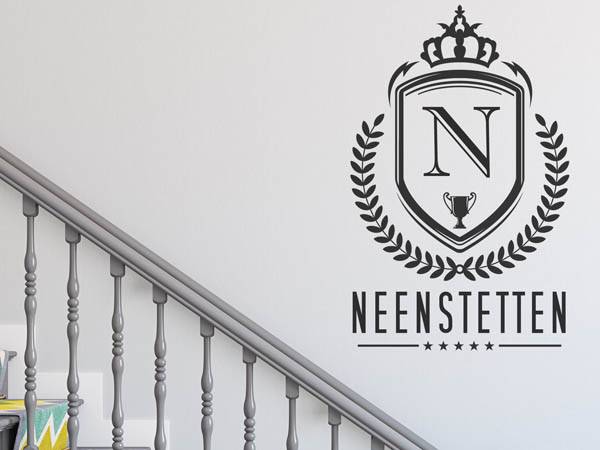 Wandtattoo Neenstetten Wappen
