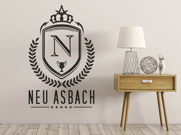 Wandtattoo Neu Asbach Wappen