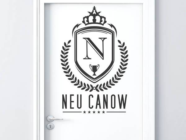 Wandtattoo Neu Canow Wappen