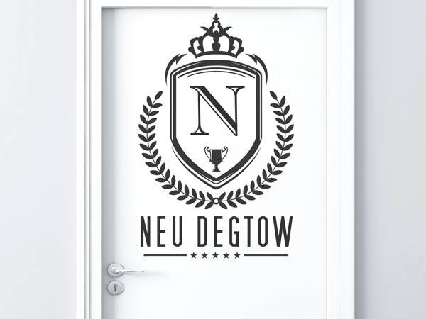 Wandtattoo Neu Degtow Wappen