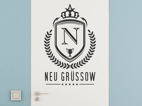 Wandtattoo Neu Grüssow Wappen
