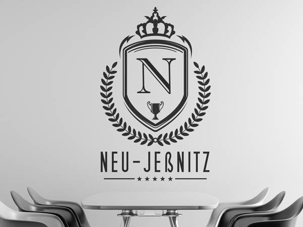 Wandtattoo Neu-Jeßnitz Wappen