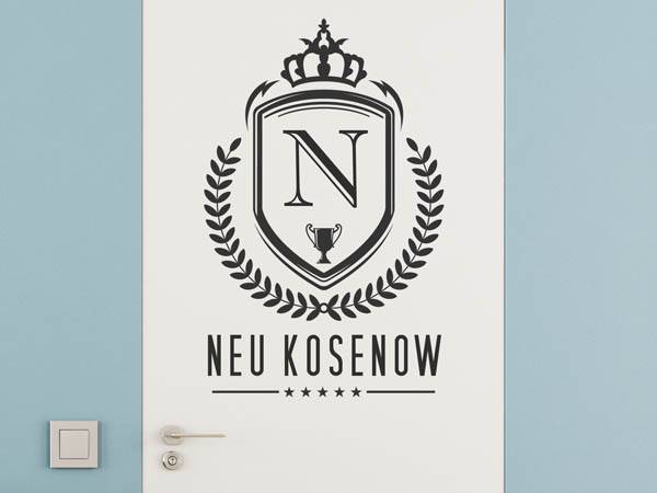 Wandtattoo Neu Kosenow Wappen