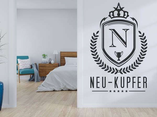 Wandtattoo Neu-Kupfer Wappen
