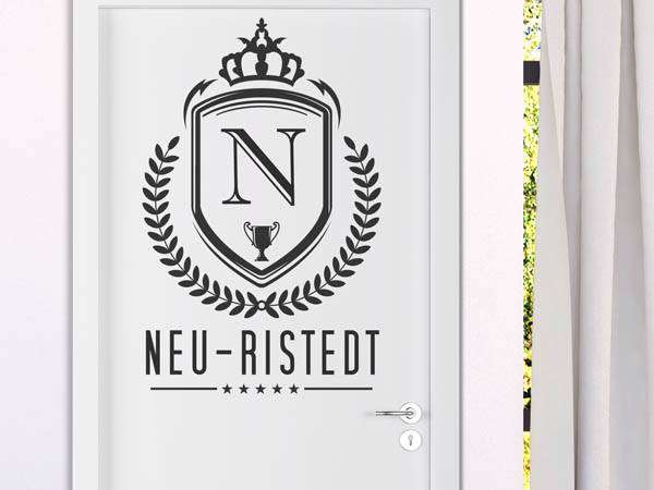 Wandtattoo Neu-Ristedt Wappen