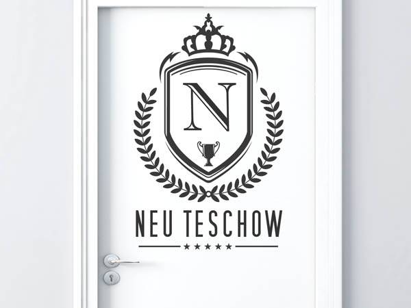Wandtattoo Neu Teschow Wappen