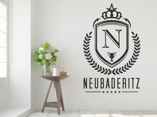 Wandtattoo Neubaderitz Wappen