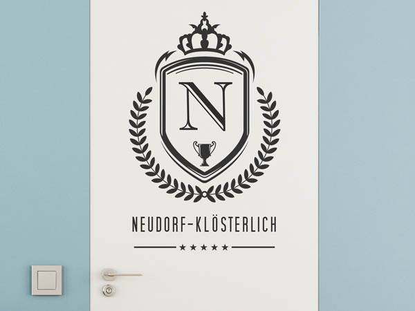Wandtattoo Neudorf-Klösterlich Wappen