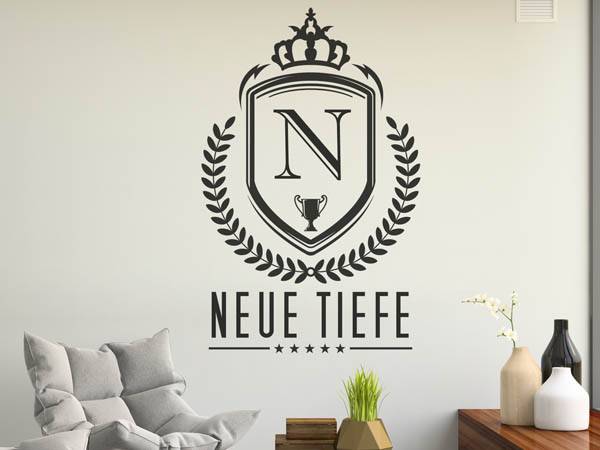 Wandtattoo Neue Tiefe Wappen